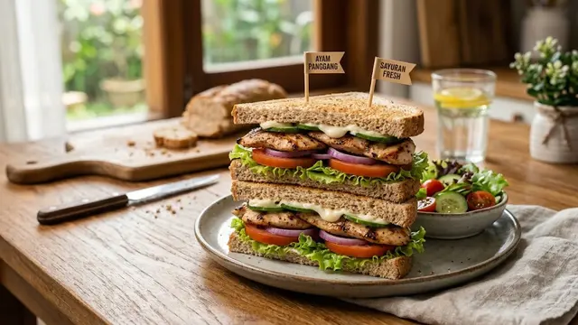 Resep Sandwich Roti Gandum untuk Diet