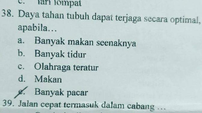 soal ujian nyeleneh (foto: brilio)