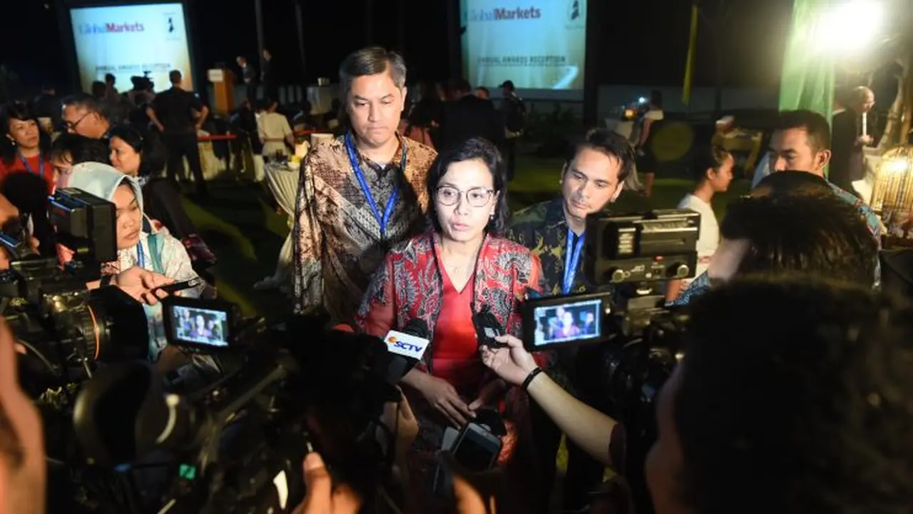 Menteri Keuangan Sri Mulyani Indrawati dinobatkan sebagai Menteri Keuangan terbaik Tahun 2018. (Agus Tri H/Biro KLI Kemenkeu).