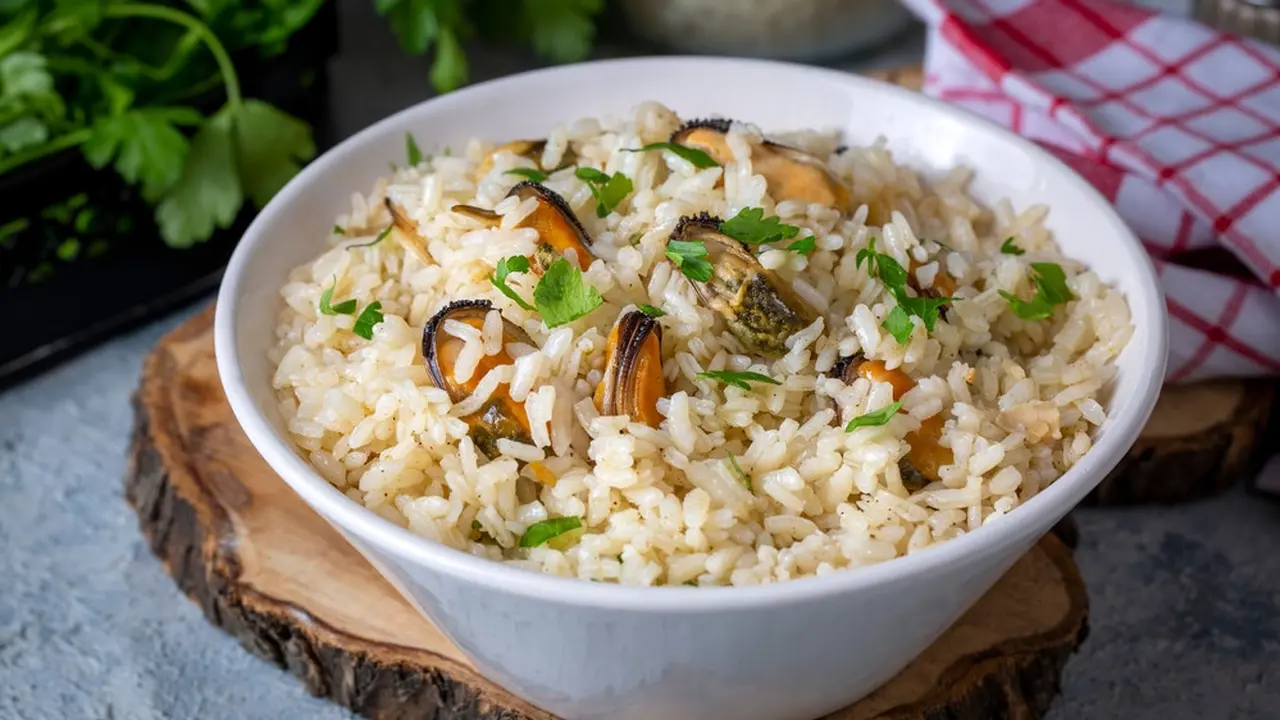 nasi goreng kerang seafood