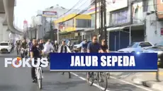 Uji coba dilakukan Gubernur DKI Jakarta bersama sejumlah artis dan warga Jakarta pecinta sepeda.