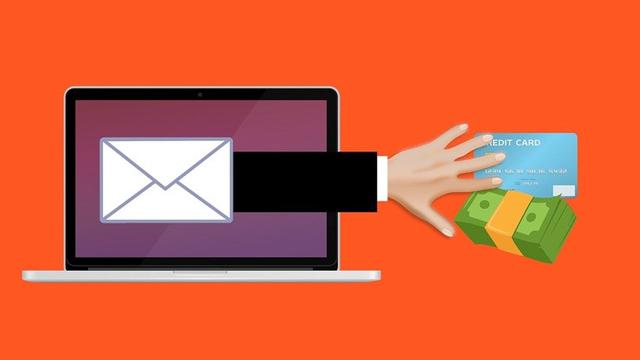 Ilustrasi penipuan online.