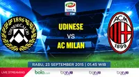 Live Streaming Udinese vs AC Milan