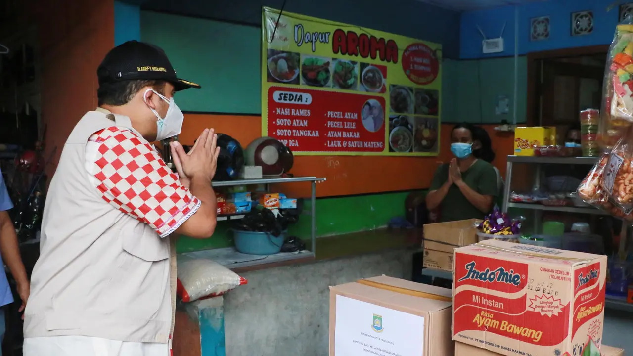 Isolasi Mandiri Terpapar Covid-19, Pemkot Tangerang Siapkan 8.311 Paket Sembako
