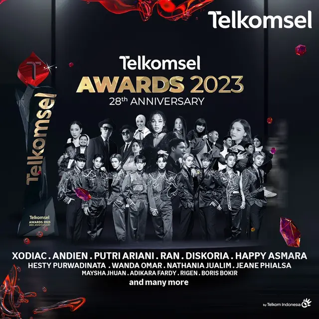 Line Up Telkomsel Awards 2023