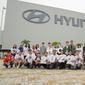 Program Kick-off dan mengunjungi Hyundai Motor Manufacturing Indonesia.