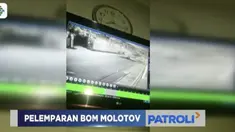 Peristiwa pelemparan bom molotov di rumah bakal caleg Kapitra Ampera sempat terekam CCTV yang berada di sekitar rumahnya.