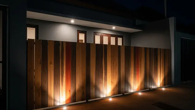 Kombinasi Warna Cat Rumah dengan Pagar Kayu