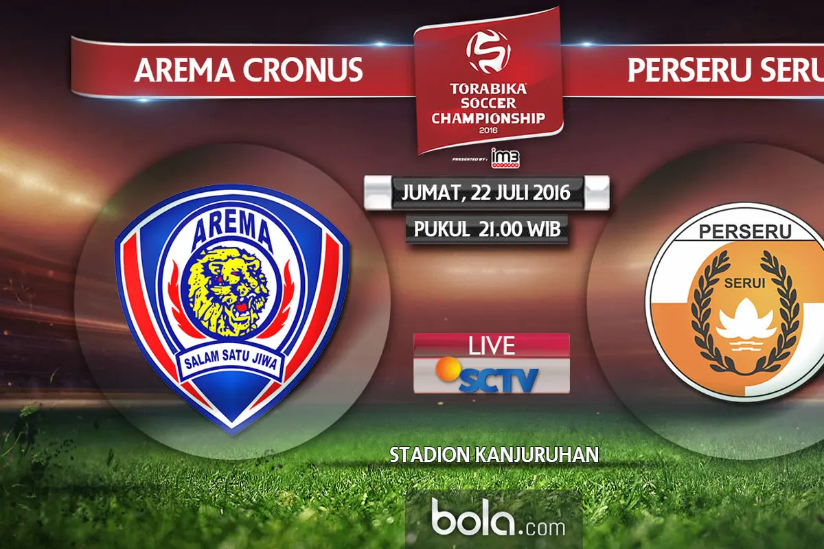 Arema Cronus Vs Perseru Serui (Bola.com/Adreanus titus)
