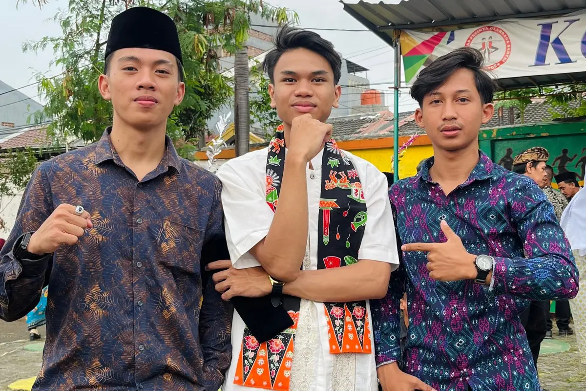 Ketua RT 07 RW 08 Rawabadak Selatan, Koja, Jakarta Utara, Sahdan Arya Maulana (20).