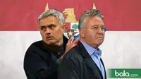 Jose Mourinho and Guus Hiddink 2 (bola.com/Rudi Riana)
