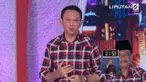 Saat Ahok memaparkan tentang hubungan pemerintah provinsi dengan DPRD, Ahok tiba-tiba memprotes karena alat pengingat waktu belum berjalan. 