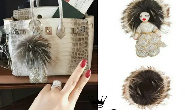 Harga 6 gantungan tas Syahrini yang bikin syok
