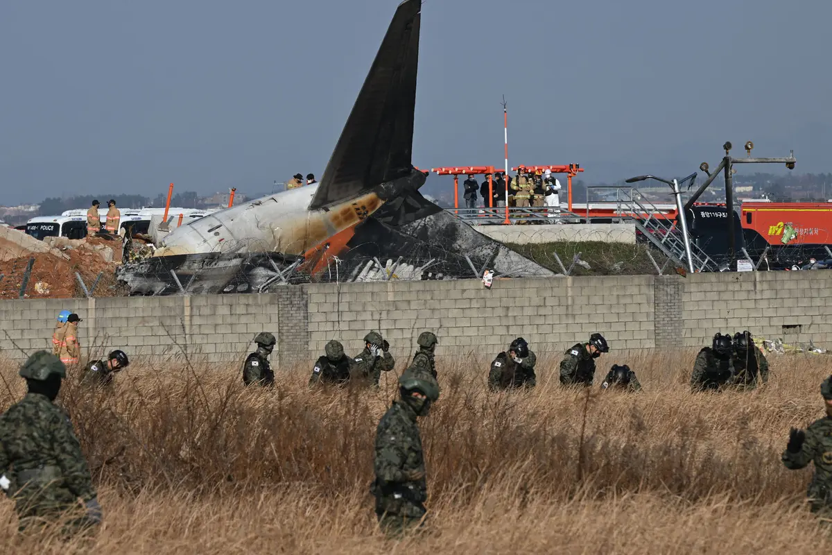 Pesawat Jeju Air Jatuh di Bandara Muan Korea Selatan, Begini Penampakannya