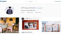 Sherly Hartono, sang desainer merilis akun resmi instagram untuk produknya dengan nama @official_hartono.