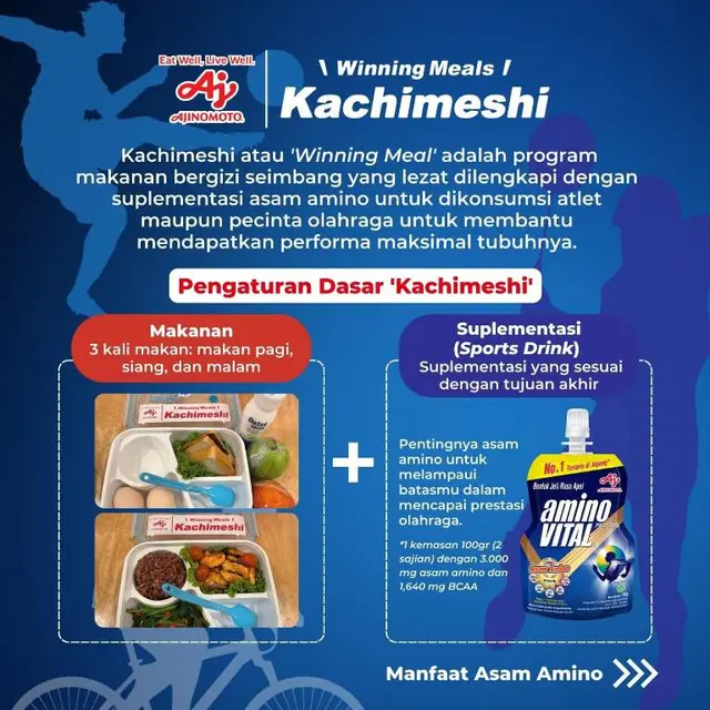 Pentingnya Asupan Gizi untuk Penggiat Olahraga Lewat Winning Meals Kachimeshi