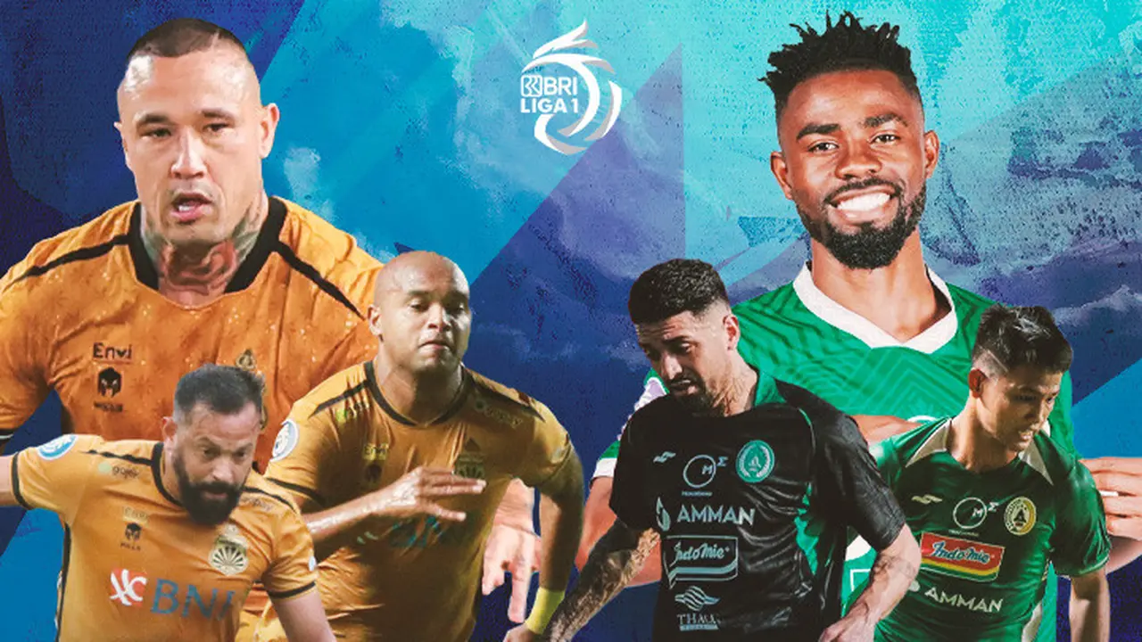 BRI Liga 1 - Duel Antarlini - Bhayangkara FC Vs PSS Sleman