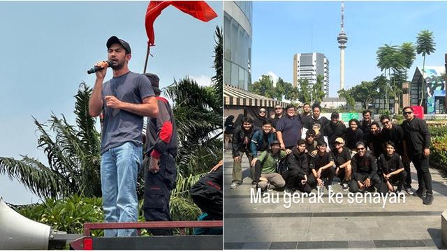15 Artis Ikut Aksi Tolak RUU Pilkada di Gedung DPR RI, Reza Rahadian hingga Komika