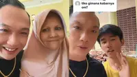 Tiko dan Ibu Eny (Sumber: TikTok/jhon.lbf_official)