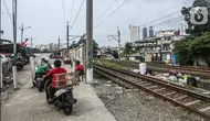 KAI Tutup 31 Perlintasan Liar di Jakarta hingga Sukabumi