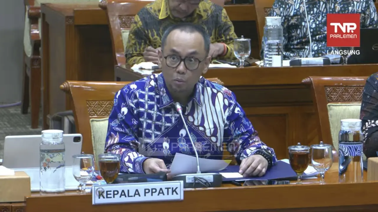 Kepala PPATK, Ivan Yustiavandana saat Rapat Kerja dengan Komisi III DPR, di Jakarta, Selasa (3/2/2026). (Foto: Liputan6.com/Arief RH)