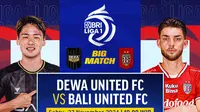 Siaran Langsung Pertandingan BRI Liga 1 Dewa United FC vs Bali United FC di Vidio