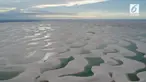 Sebuah gurun pasir di Brazil menyimpan banyak laguna yang terbentuk saat musim hujan tiba.