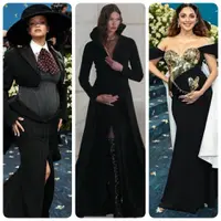 Bumil Memungkau Pamer Baby Bump di Met Gala 2025 dengan Busana Serba Hitam. [Instagram]
