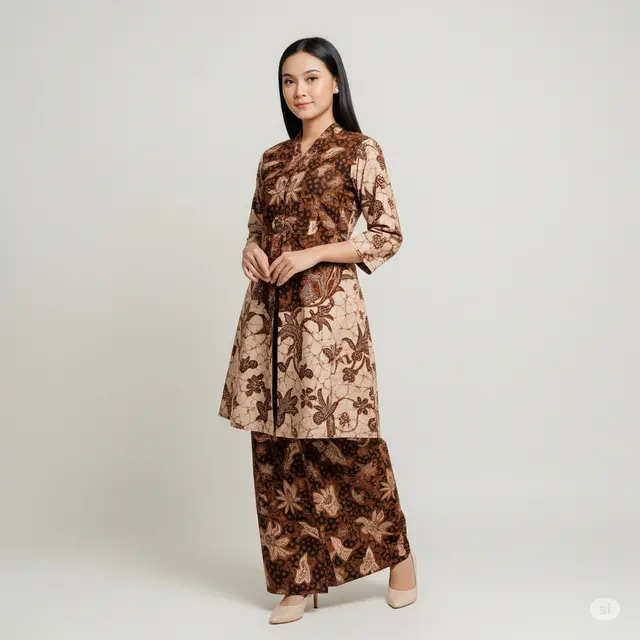 14 Model Gamis Batik Untuk Pesta Pernikahan Terbaru 2025, Elegan dan Menawan!