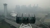 Singapura di tengah kabut asap (Reuters)