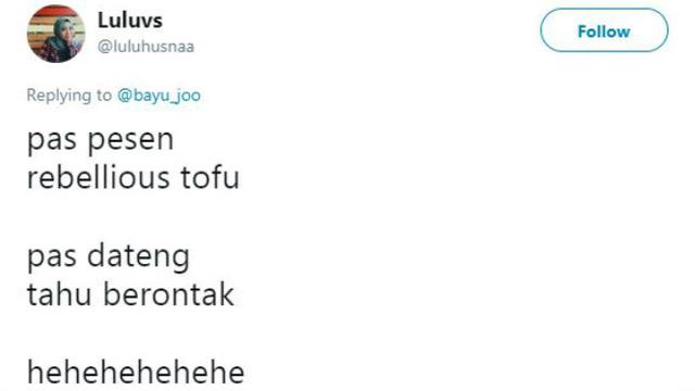 Pesanan makanan 'ajaib' dalam bahasa Inggris, ternyata...