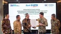 PT Asuransi Kredit Indonesia (Askrindo) dan Bank Tabungan Negara (BTN) menjalin kerja sama line facility senilai Rp 1,5 triliun. Ini jadi rangkaian tindak lanjut kerja sama yang sudah terjalin antara keduanya.