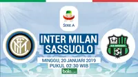 Serie A: Inter Milan Vs Sassuolo (Bola.com/Adreanus Titus)