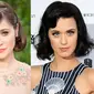 Katy Perry dan Zooey Deschanel (Eonline.com)