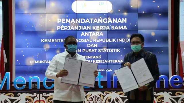 Kemensos dan BPS Sepakat Kerja Sama Pemutahiran Data Terpadu Kesejahteraan Sosial