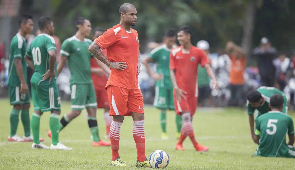 Sebelumnya Hilton Moreira juga sempat membela Sriwijaya FC dan juga pernah merumput di Liga Malaysia. (Bola.com/Vitalis Yogi Trisna)