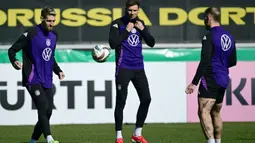 Leg pertama perempat final UEFA Nations League 2024/2025 akan digelar di stadion San Siro, Milan pada Jumat (21/3/2025) dini hari WIB. (Ina FASSBENDER/AFP)