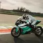 Operator MotoGP, Dorna, resmi meluncurkan ajang balap baru, yaitu Kejuaraan Dunia MotoE, di Roma, Spanyol, Selasa (6/2/2018). (MotoGP)