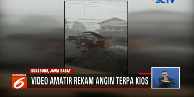 4 Kecamatan di Sukabumi Terdampak Angin Kencang