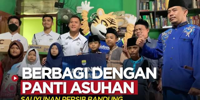 VIDEO: Persib Bandung Berbagi Kebahagiaan Bersama Anak-Anak Panti Asuhan