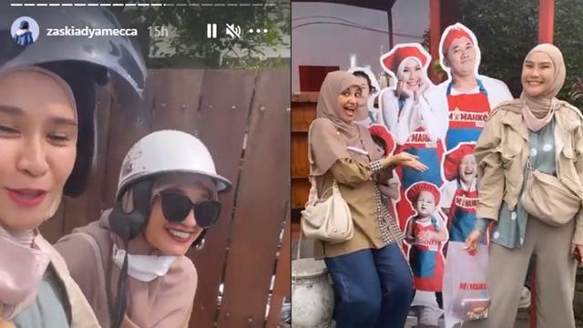 Temu Kangen, Ini 6 Momen Kebersamaan Shireen Zungkar dan Zaskia Mecca di Jogja