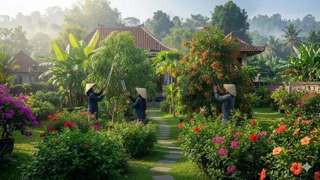 Trik agar Pohon Buah Bisa Panen Berlipat dengan Cepat/Gemini AI