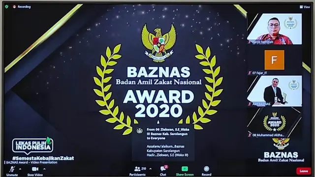 Produsen Bumbu Penyedap Raih  CSR Terbaik di Baznas Award 2020