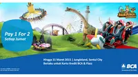 Diskon hingga 45% dengan Flazz dan Kartu Kredit BCA di Jungle Land.