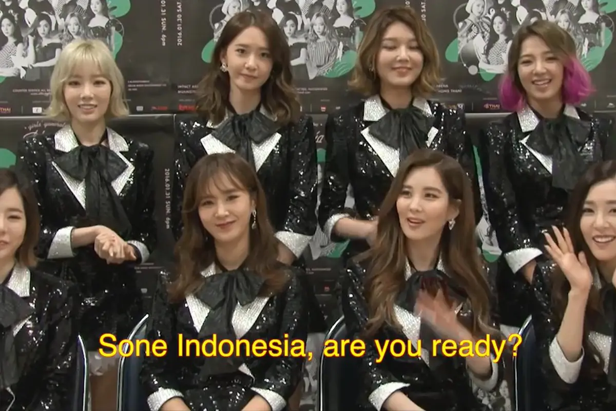 SNSD Sapa Indonesia Jelang Konser Phantasia in Jakarta