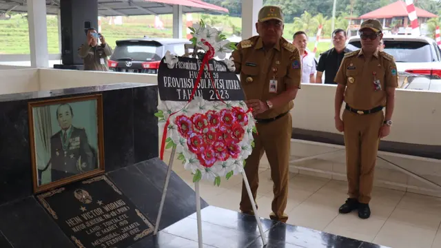Gubernur Olly Dondokambey dan Wagub Steven Ziarah ke Makam Para Pendahulu