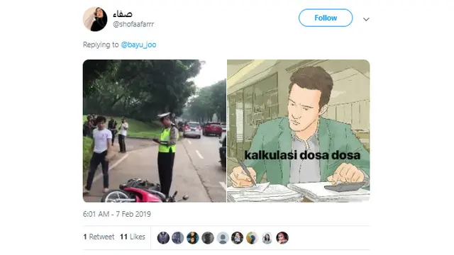8 Kreasi Tulisan Pak Polisi Tilang Pemuda