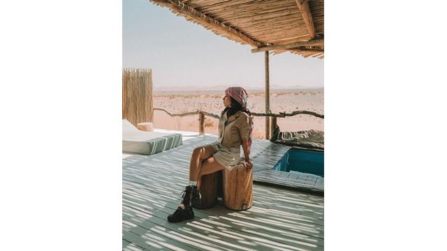 7 Momen Seru Nikita Willy Liburan di Afrika Selatan, Akrab dengan Anak Suku