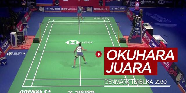 VIDEO: Highlights Bulutangkis Final Denmark Terbuka 2020, Nozomi Okuhara Taklukkan Carolina Marin