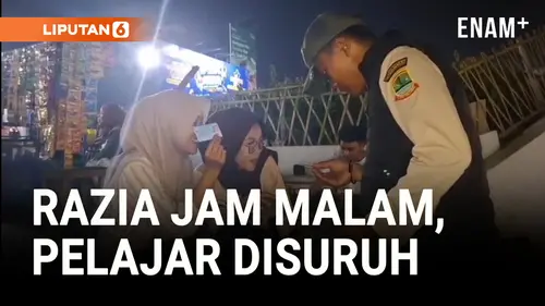  Razia Jam Malam Pelajar di Karawang, Orang Tua Senang